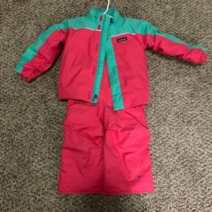 Patagonia snow suit 2T